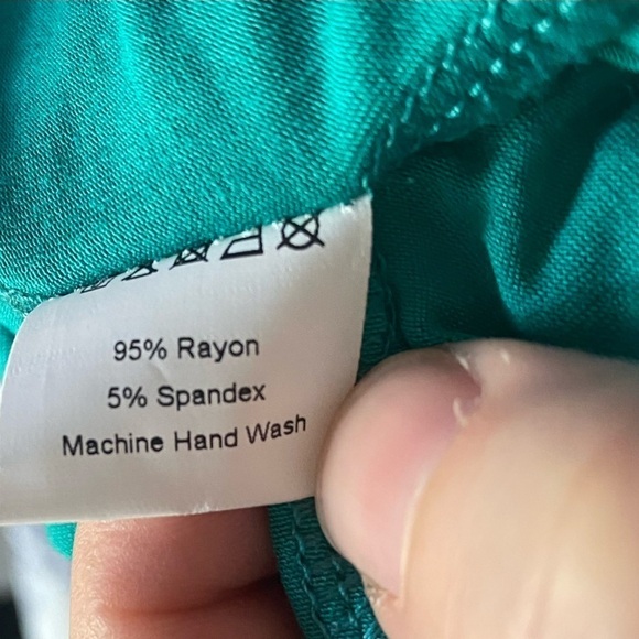 Crazy Train “Knot for Long” Womens Size Small Teal Tunic with Long Bell Sleeve - Picture 7 of 7